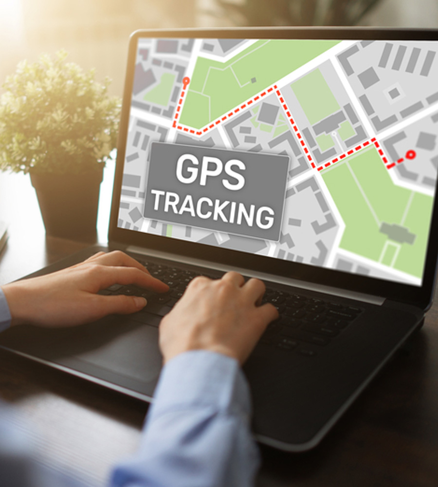GPS tracking on a computer